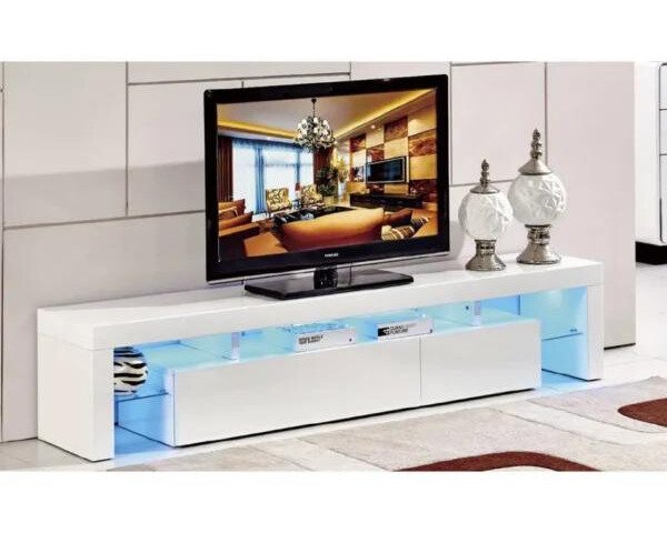 MEUBLE TV ECLIPSE BLANC