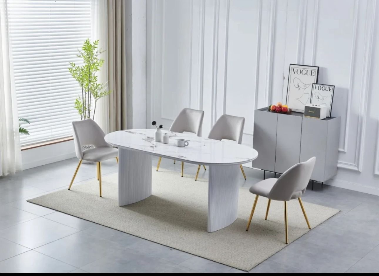 TABLE A MANGER JOSEPHINE CERAMIQUE